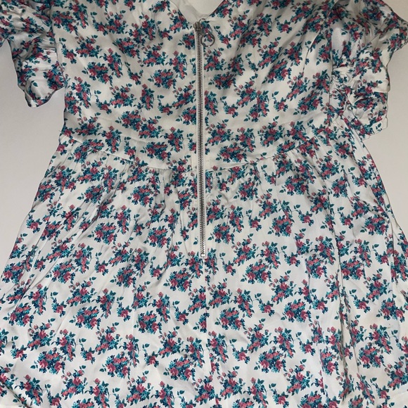 NWOT For Love and Lemons Taggart Mini Dress Puff Sleeve Open Back - Picture 14 of 14